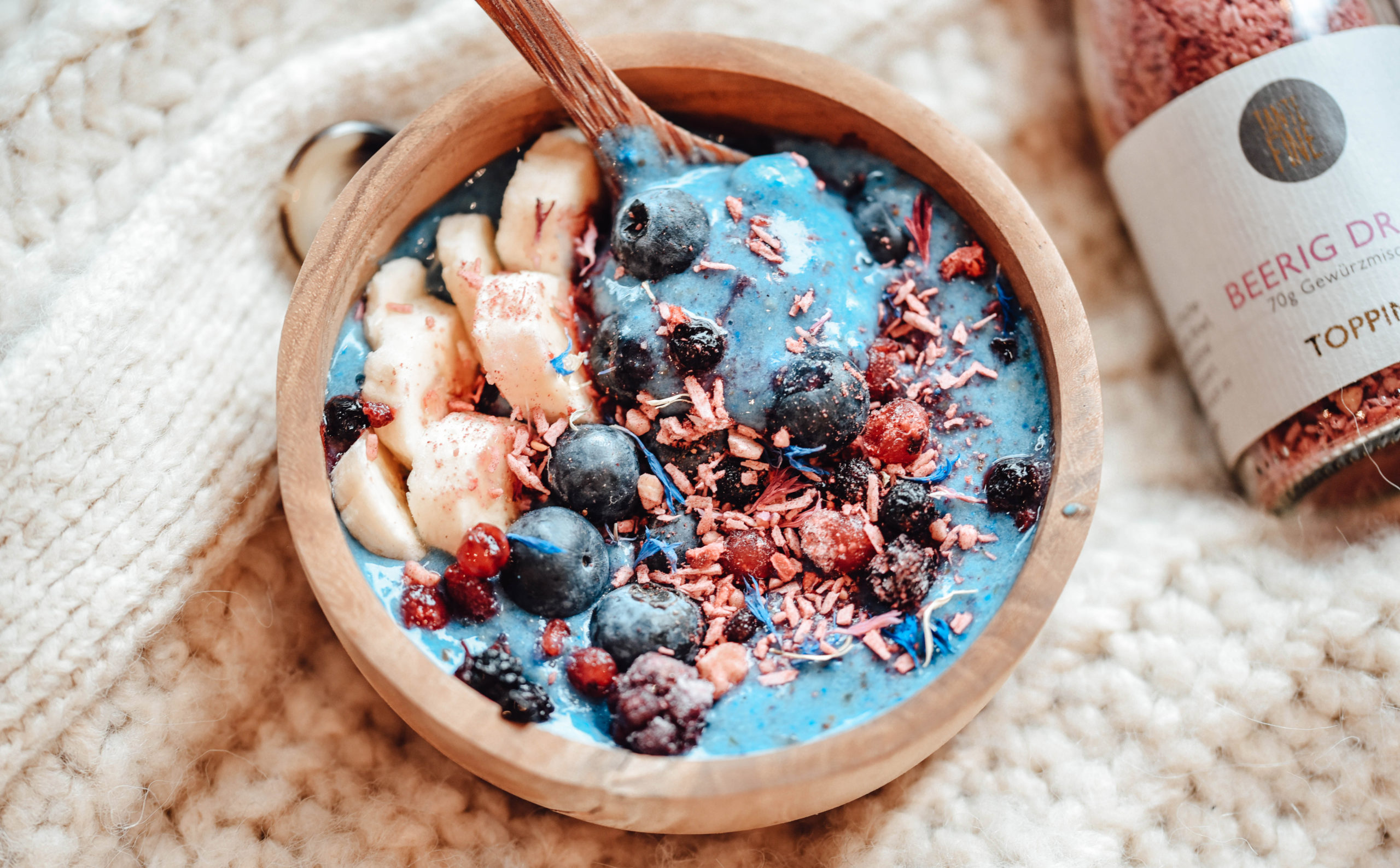 SpirulinaBowl selber machen Tante Fine