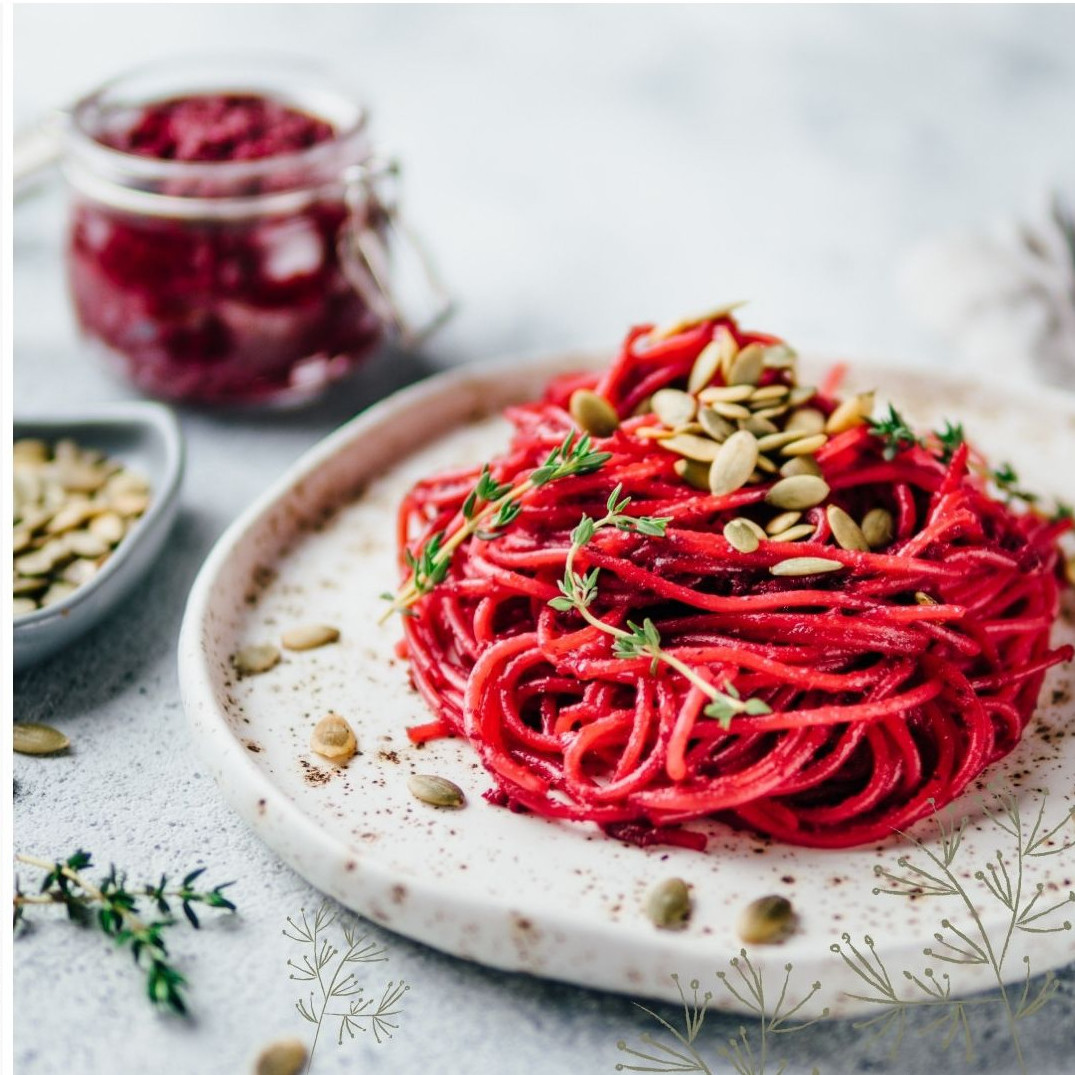 Rote Beete Spaghetti – Tantefine