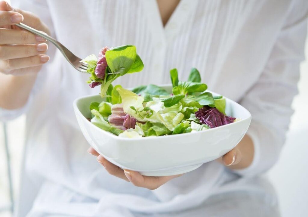 Schüssel mit Salat