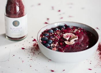 Blaubeer Smoothiebowl