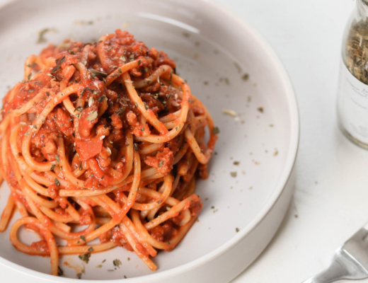 Rezept: vegane Spaghetti Bolognese