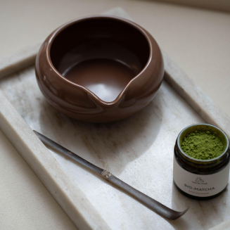 MATCHA SCHALE BRAUN